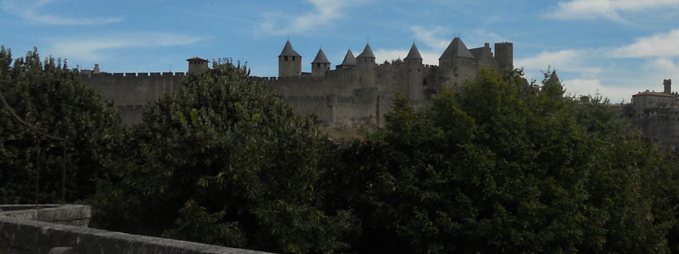 La cité médievale de Carcassonne dans l'Aude